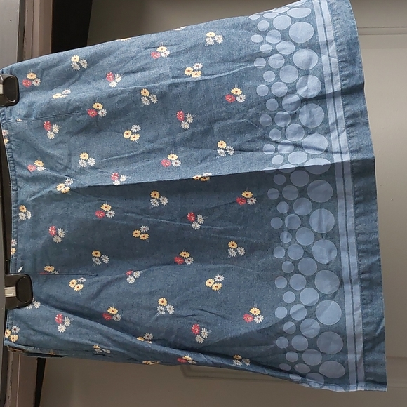 Liz Claiborne Skort Sz 10 Side Slits - Picture 5 of 12